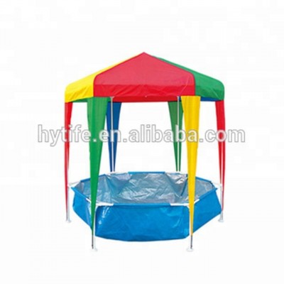 90x90x90cm kids gazebo with swimming pool