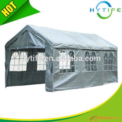 3X6m PE used metal carports sale WITH WALL