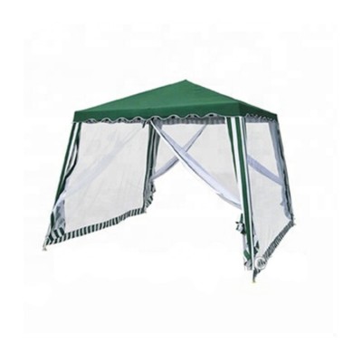 2.4x2.4m garden pavilion outdoor gazebo with mosquito net tent